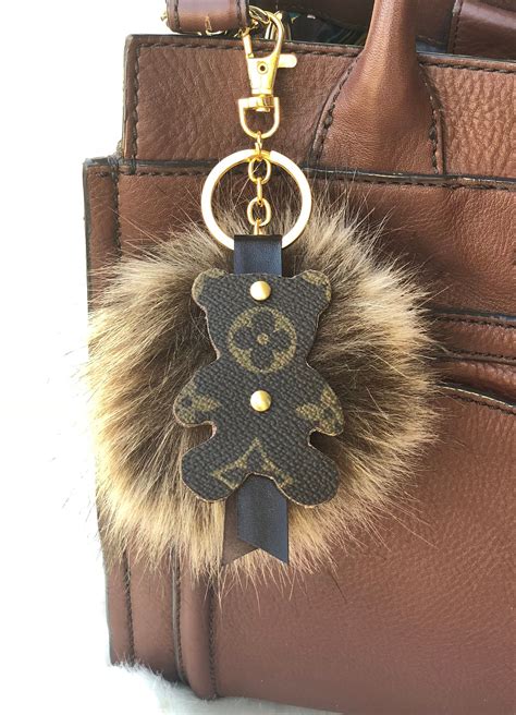 lv bear keychain|louis vuitton bag charm.